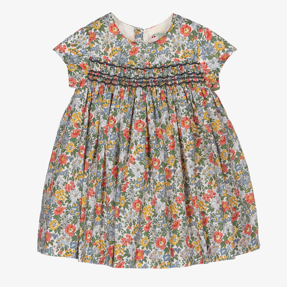Bonpoint - Платье с принтом Liberty для девочек  | Childrensalon