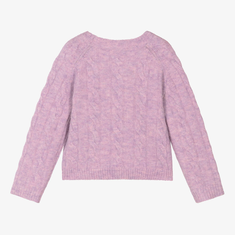 Lilac Cable Knit Jumper Lilac Cable Knit Jumper