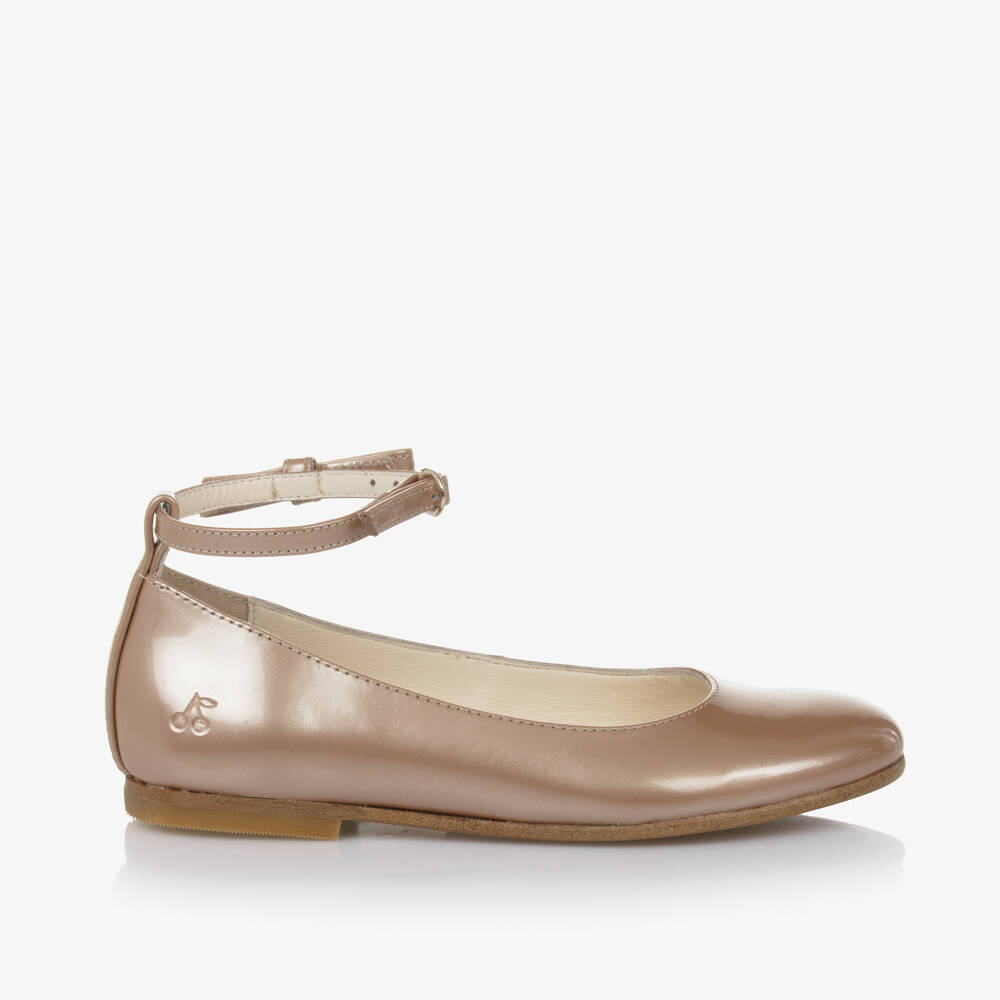 Bonpoint-Girls Metallic Patent Ballet Flats | Childrensalon Outlet