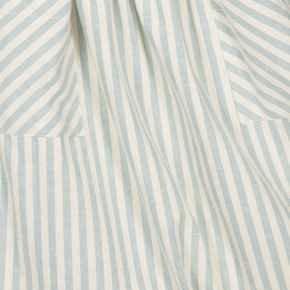 Bonpoint-Girls Nautical Stripe Cotton Frock | Childrensalon Outlet
