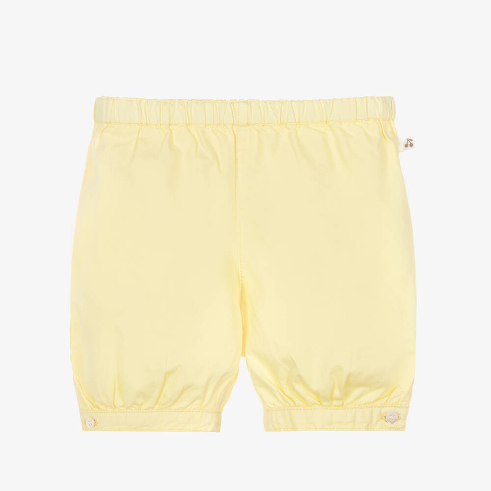 Bonpoint-Желтые шорты для девочек | Childrensalon Outlet