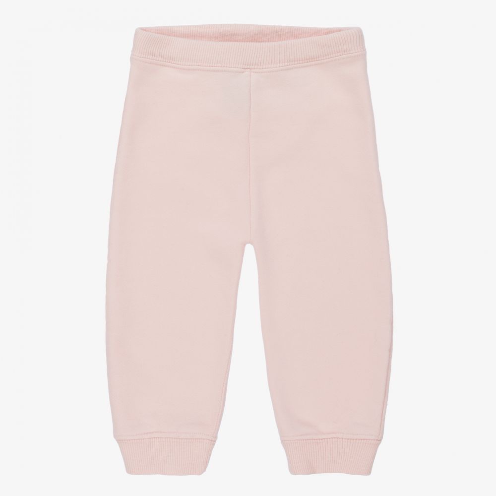 Bonpoint - Розовые хлопковые джоггеры для девочек | Childrensalon