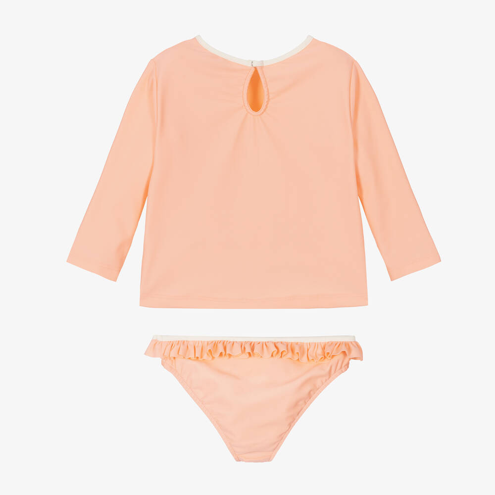 Bonpoint-Girls Pink Frill Bikini | Childrensalon Outlet