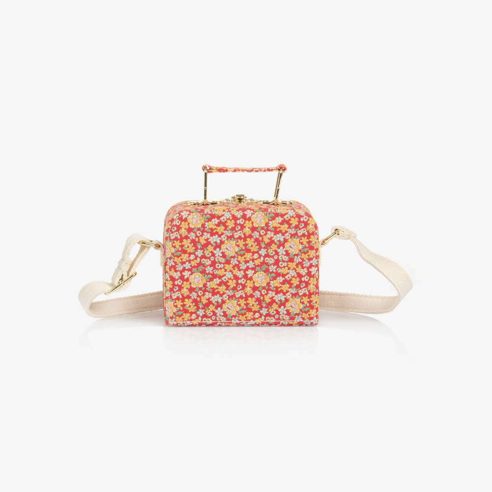 Bonpoint-Girls Scarlet Floral Box Purse | Childrensalon Outlet