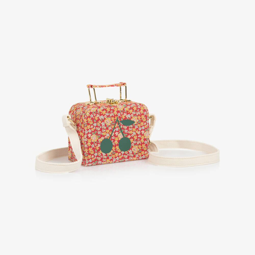 Bonpoint-Girls Scarlet Floral Box Purse | Childrensalon Outlet