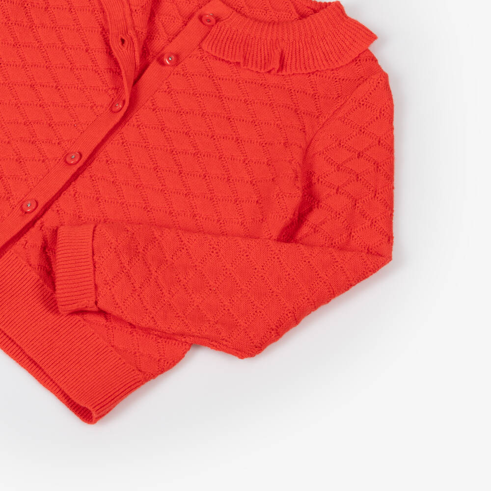 Bonpoint-Girls Scarlet Knit Sweater | Childrensalon Outlet