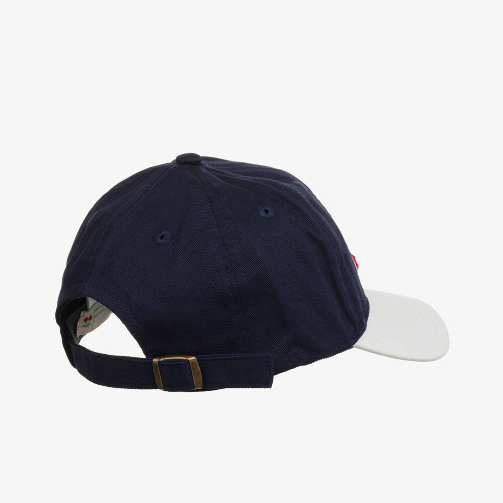 Bonpoint-Girls Sky Blue Cherry Hat | Childrensalon Outlet