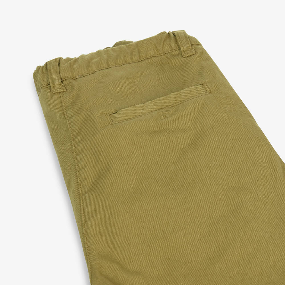 Bonpoint-Girls Soft Green Twill Shorts | Childrensalon Outlet
