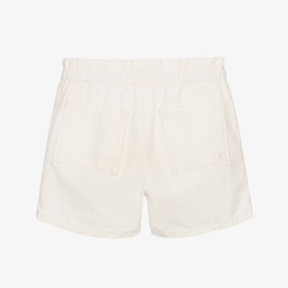 Bonpoint-Мягкие кремовые шорты для девочек | Childrensalon Outlet