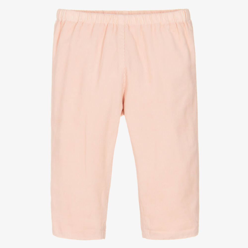 Bonpoint-بنطلون مخمل وردي ناعم للبنات | Childrensalon Outlet