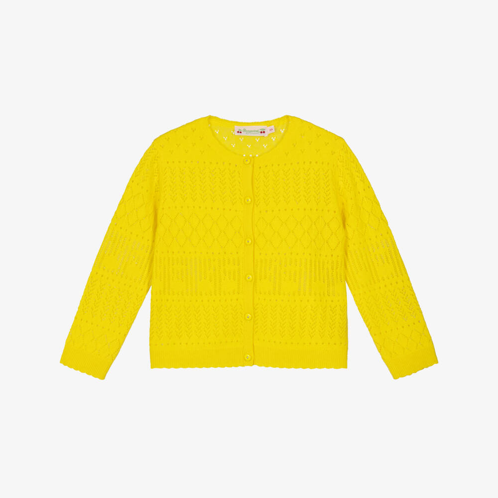 Bonpoint-Girls Sunny Cashmere Knit Sweater | Childrensalon Outlet