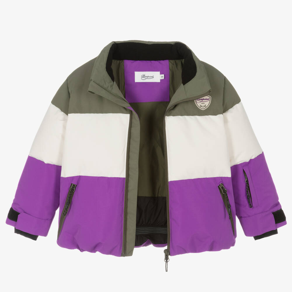 Bonpoint-Girls Vibrant Down Ski Coat | Childrensalon Outlet