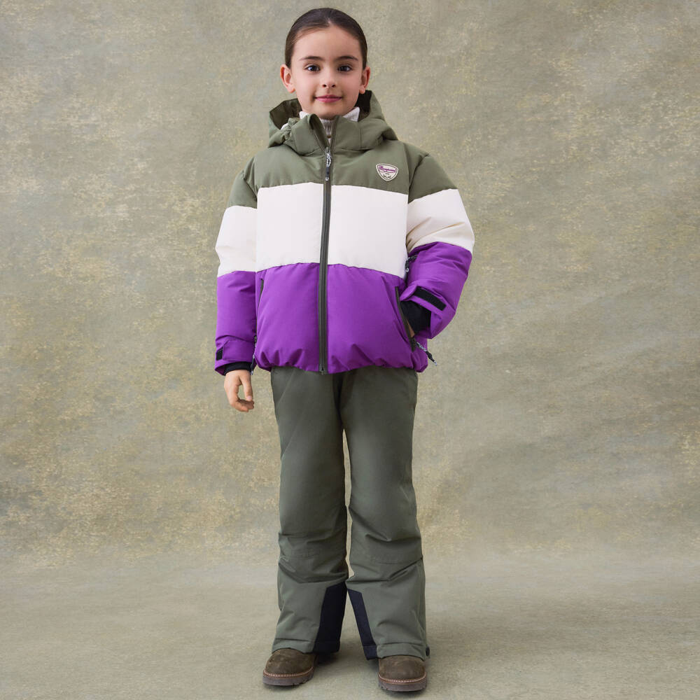 Bonpoint-Girls Vibrant Down Ski Coat | Childrensalon Outlet