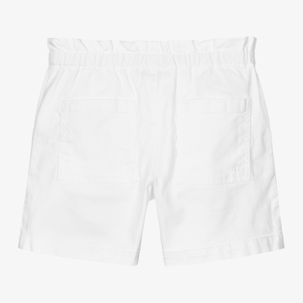 Childrens white hot sale shorts