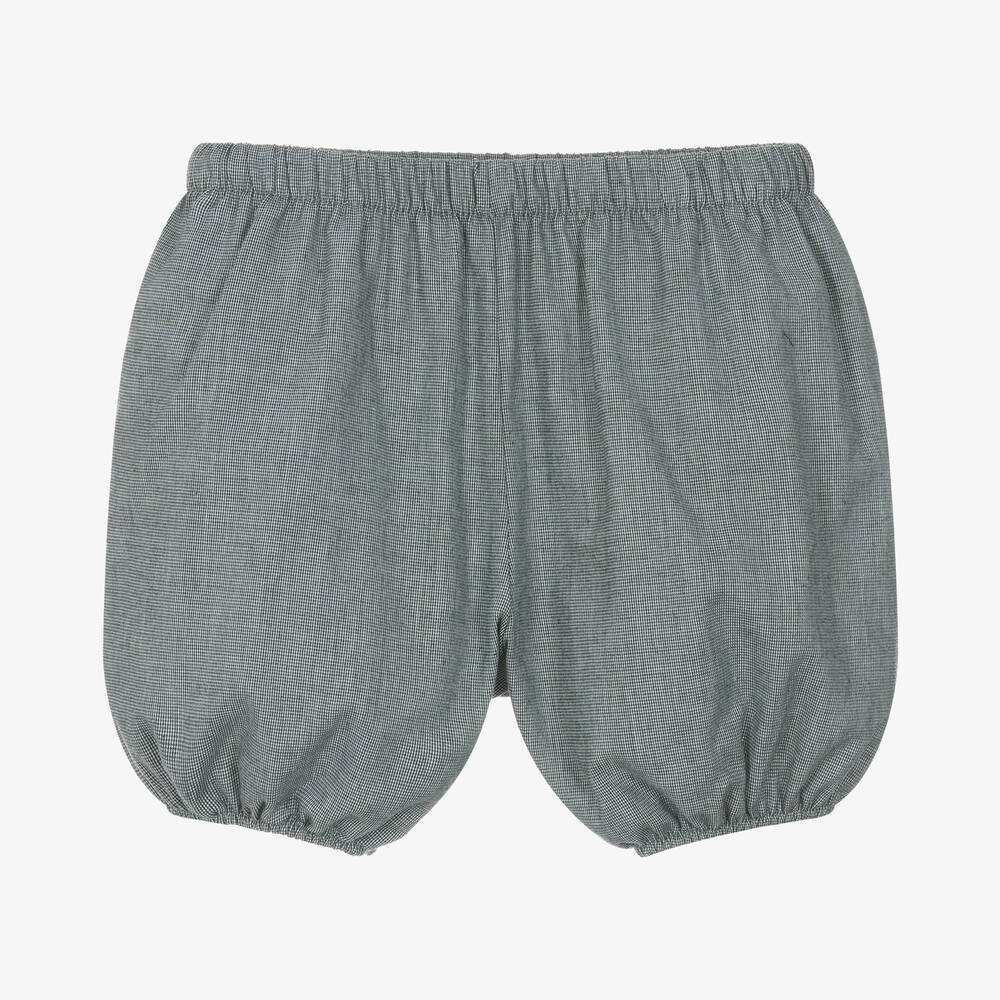 Bonpoint - Short gris en coton bébé | Childrensalon