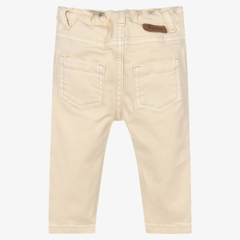 بونبوان-جينز قطن دنيم لون عاجي للأطفال | Childrensalon Outlet