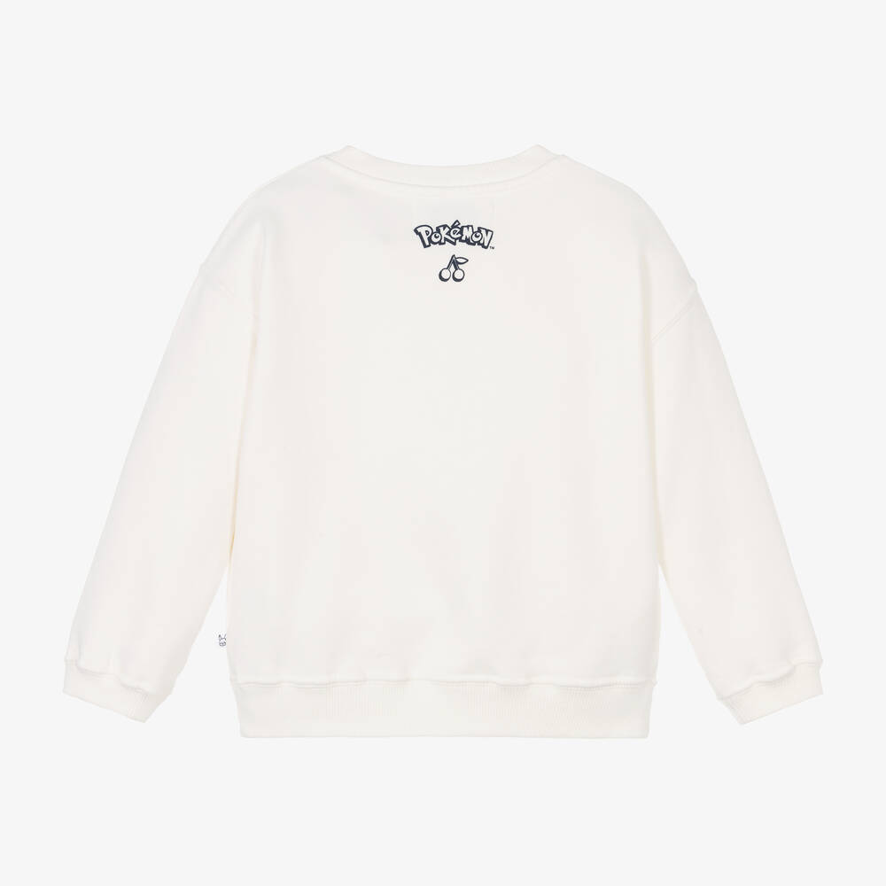Bonpoint-Ivory Pokémon Cotton Sweatshirt | Childrensalon Outlet