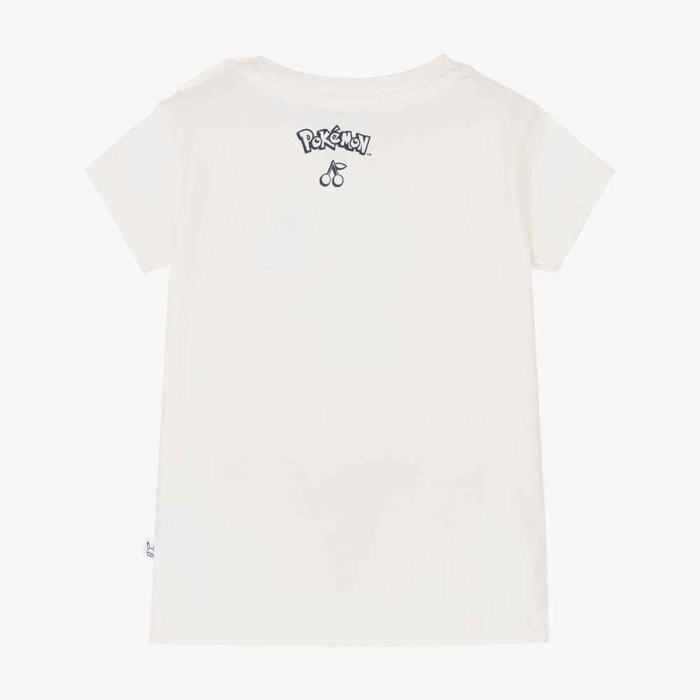 Bonpoint-Ivory Pokémon Cotton T-Shirt | Childrensalon Outlet