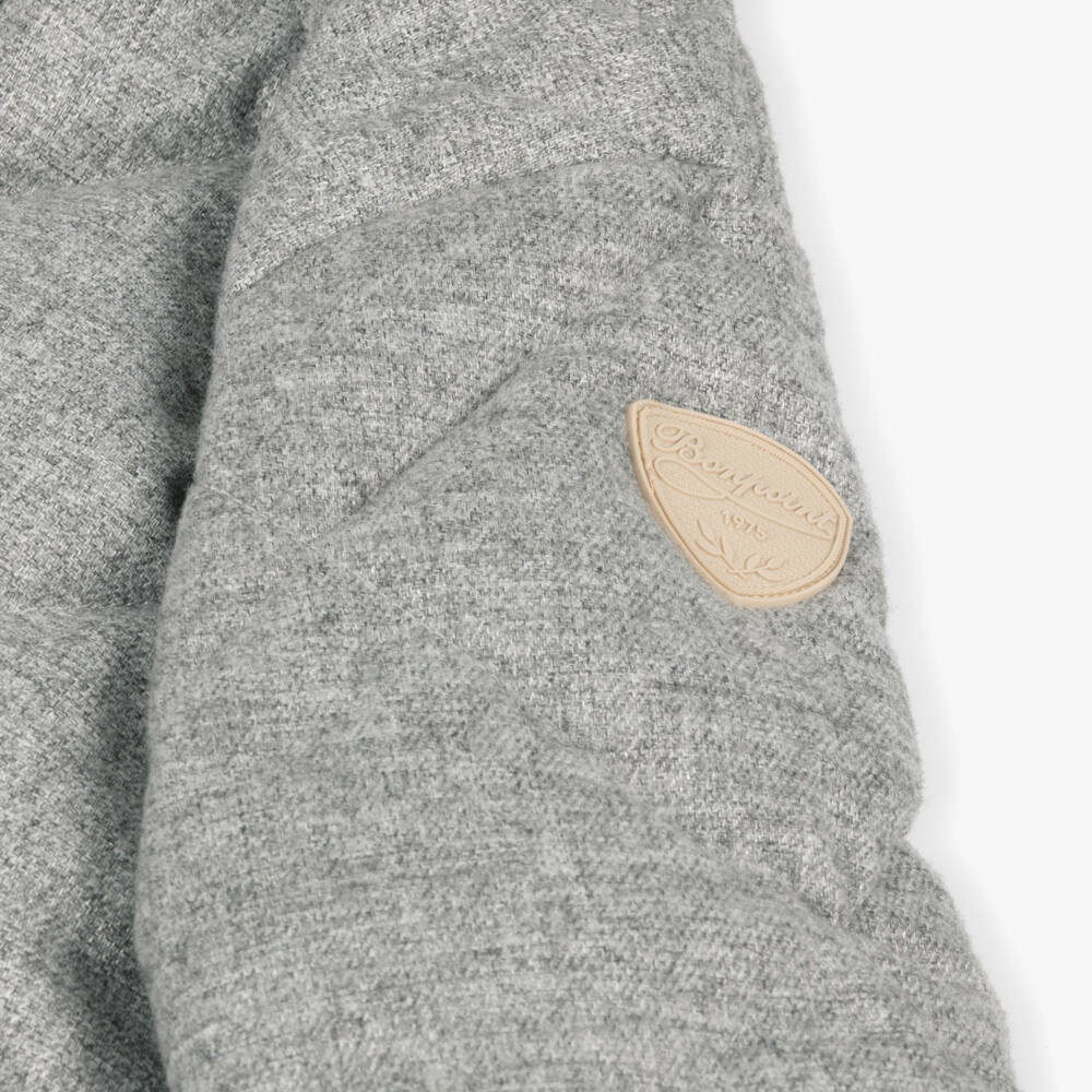Bonpoint-Little Boys Cozy Grey Snow Outfit | Childrensalon Outlet