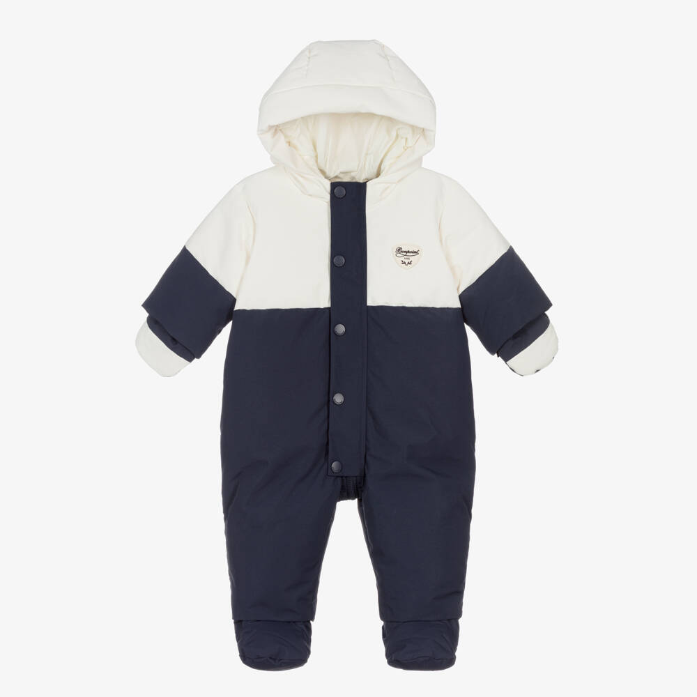 Bonpoint-Navy Blue Snowsuit | Childrensalon Outlet