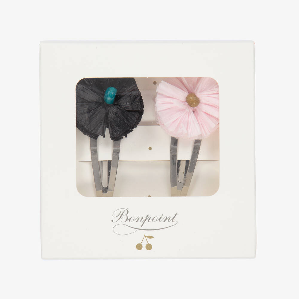 Bonpoint-Pink Hair Clips (2 Pack) | Childrensalon Outlet