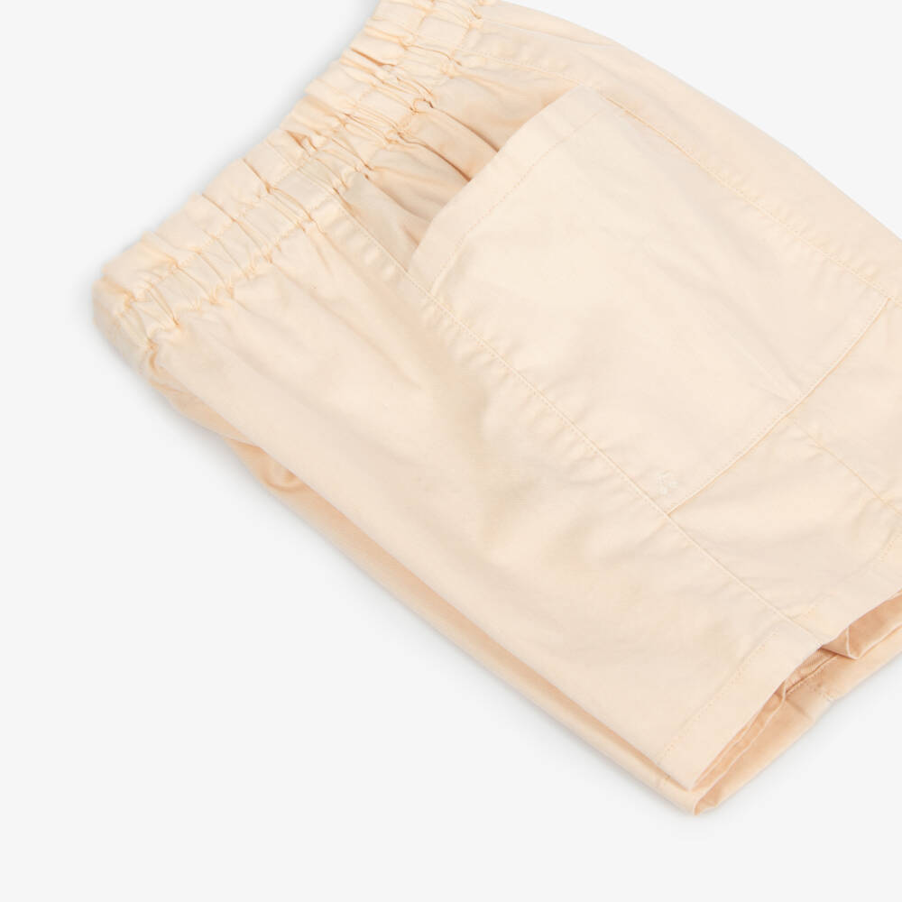 Bonpoint-Pink Twill Shorts for Girls | Childrensalon Outlet