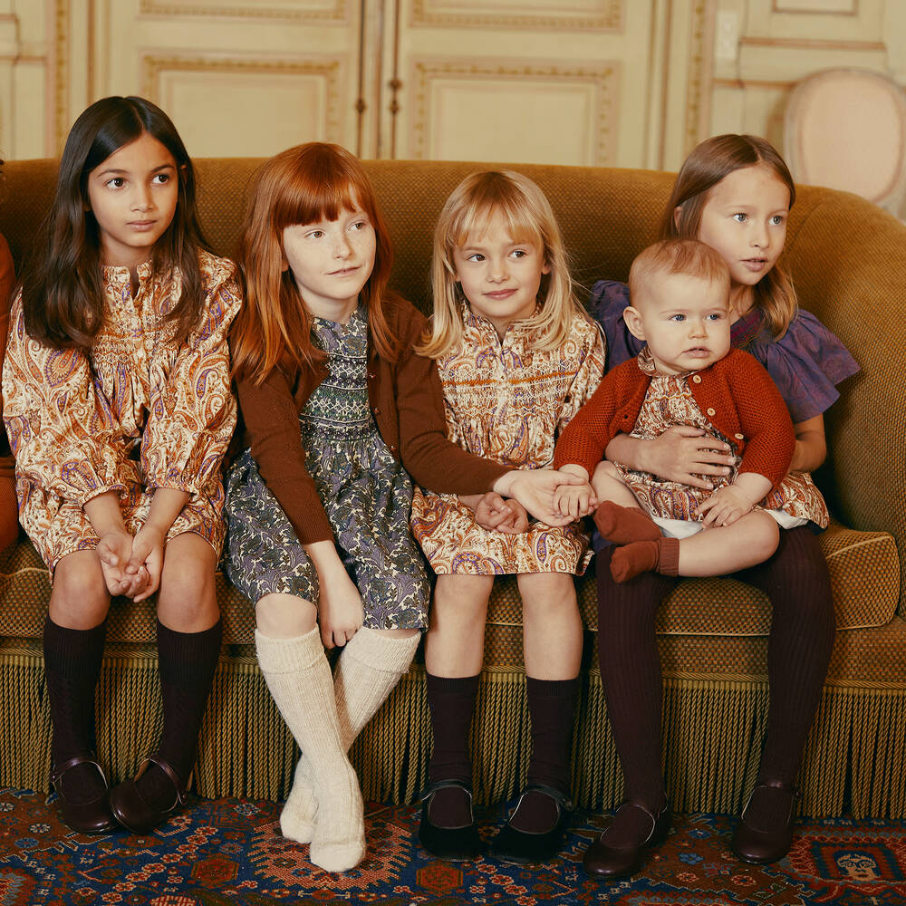 Bonpoint-Smocked Liberty Print Dress | Childrensalon Outlet