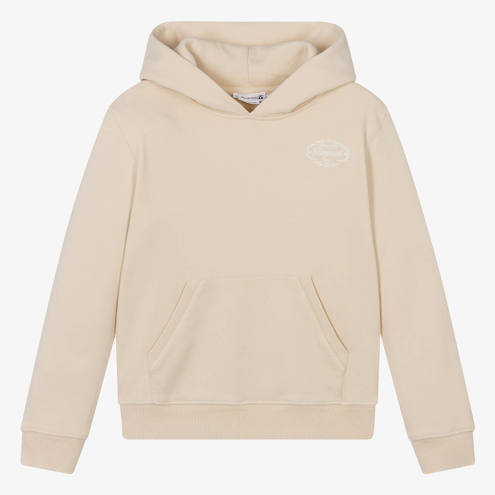 Boys cream hoodie sales