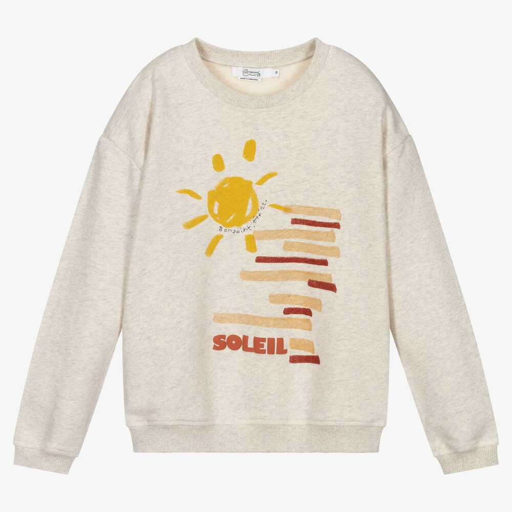 Bonpoint - Beiges Teen Sweatshirt (J) | Childrensalon