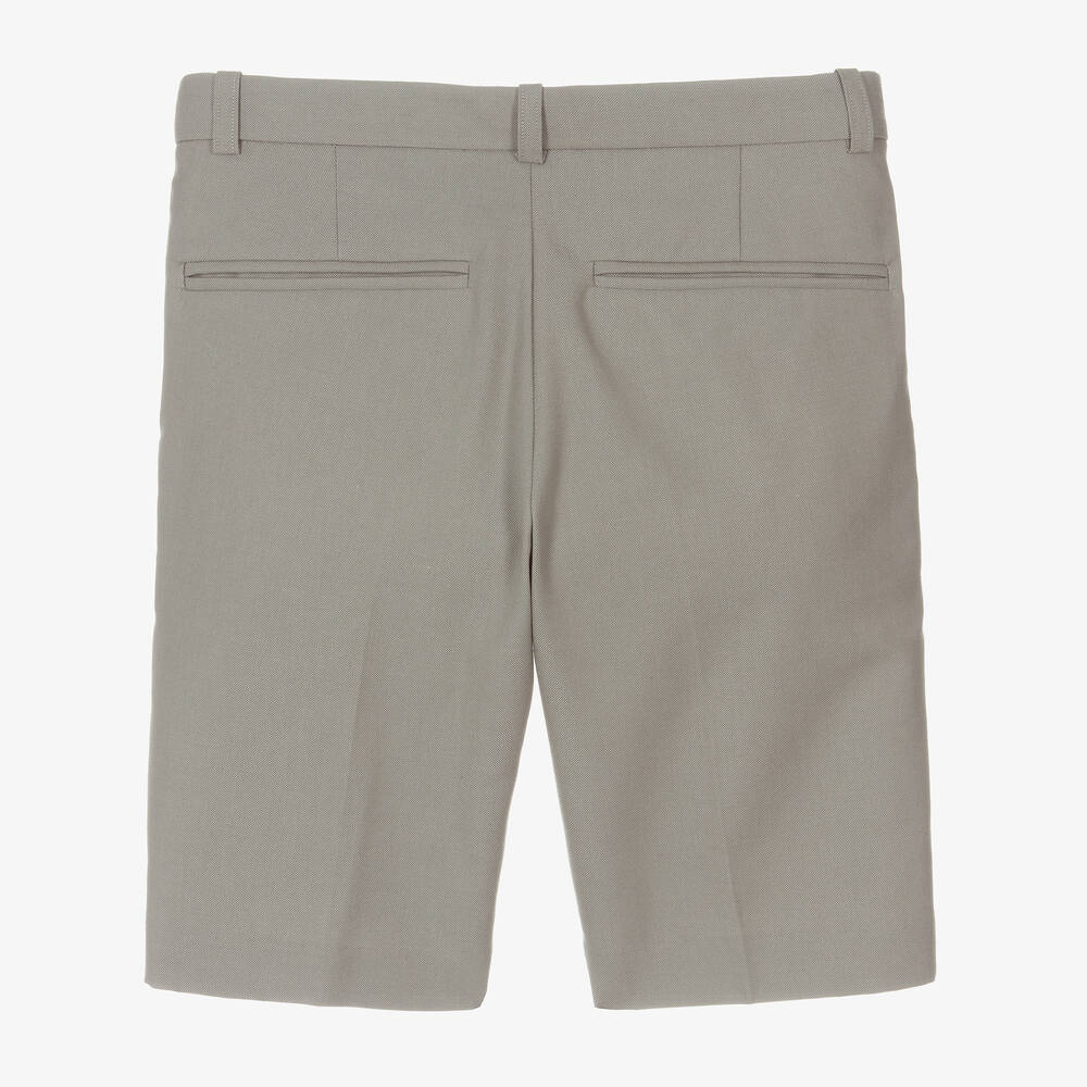 Bonpoint-Серые шорты из хлопка и шерсти | Childrensalon Outlet