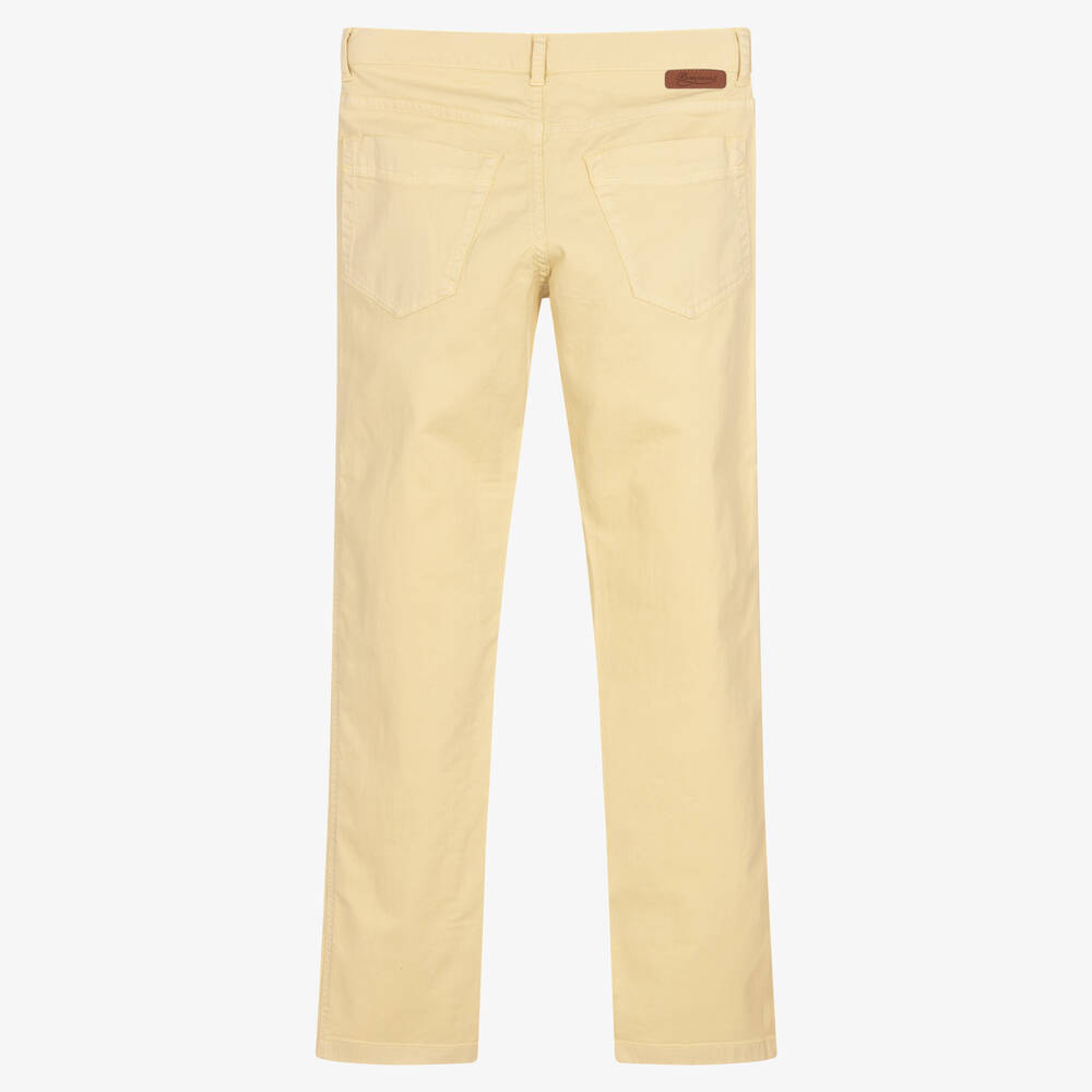 Bonpoint-Teen Boys Yellow Denim Jeans | Childrensalon Outlet