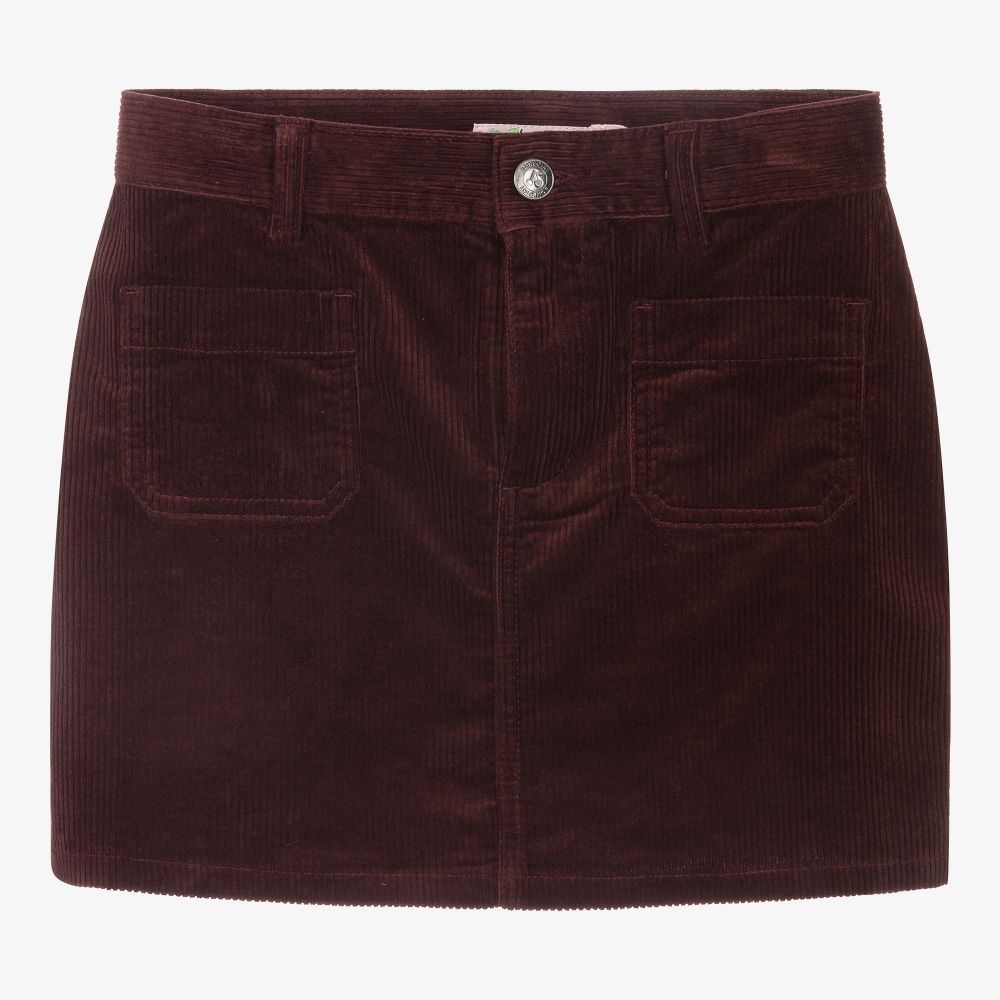Bonpoint - Teen Brown Corduroy Skirt | Childrensalon