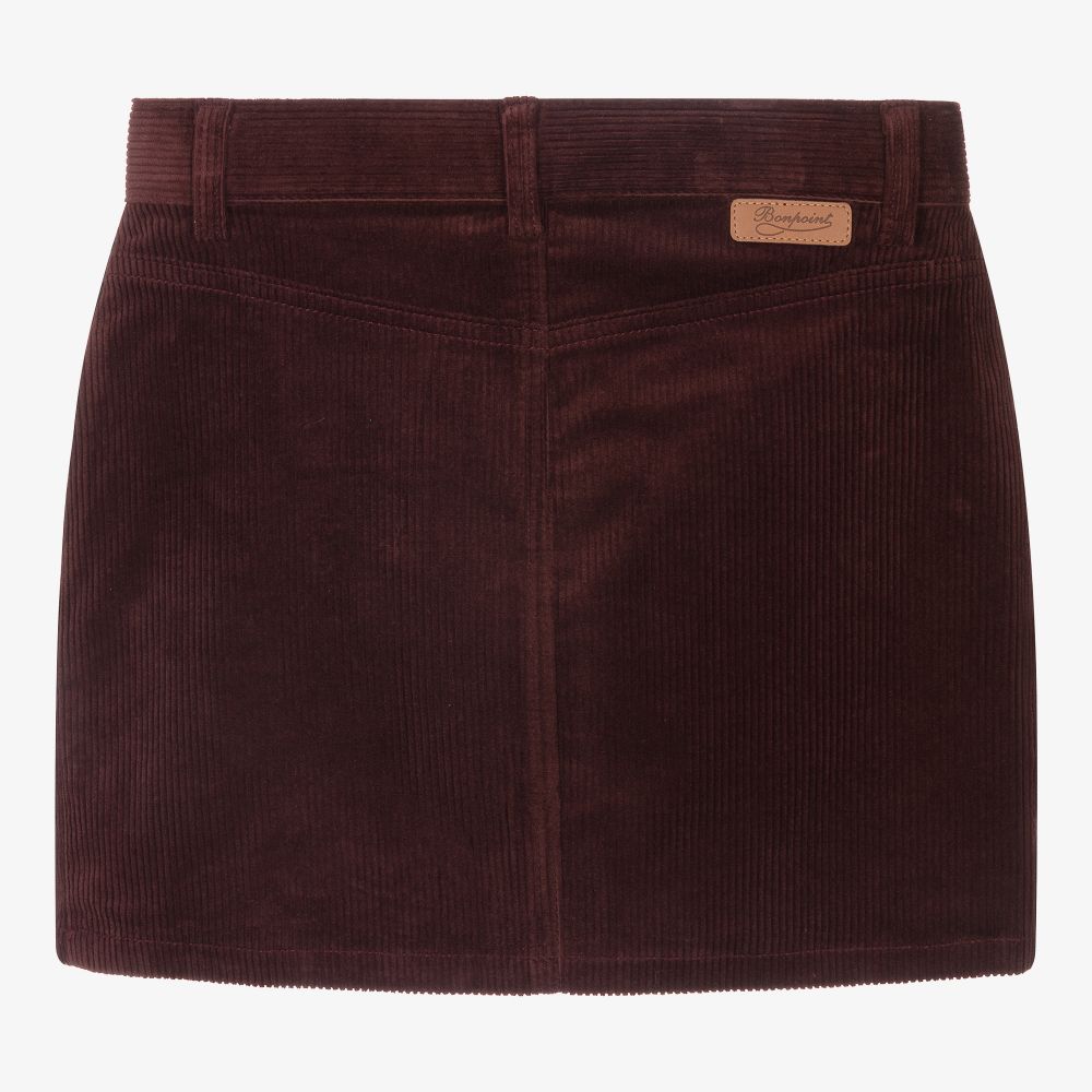 Bonpoint-Teen Brown Corduroy Skirt | Childrensalon Outlet