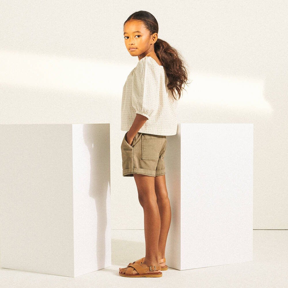 Bonpoint-Teen Brown Leather Sandals | Childrensalon Outlet