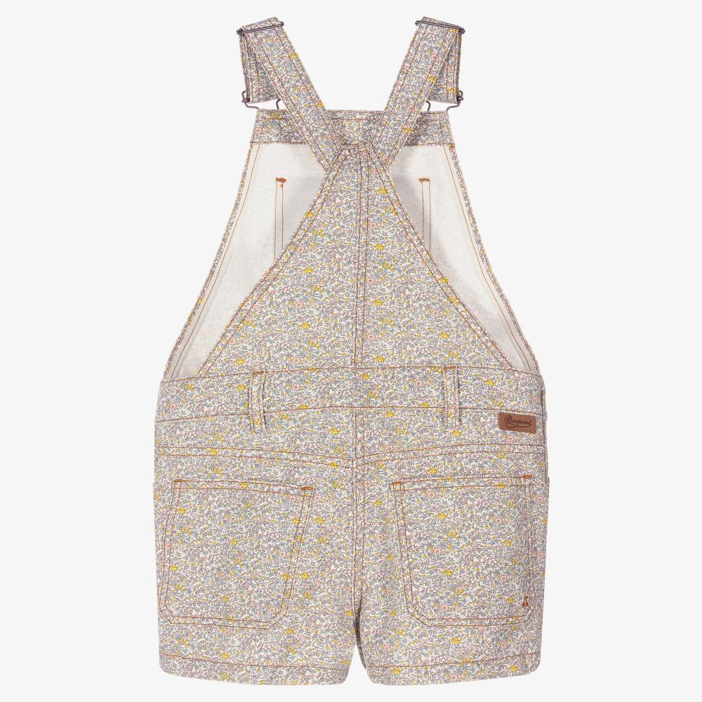 Bonpoint-Шорты на бретелях в цветочек для подростков | Childrensalon Outlet