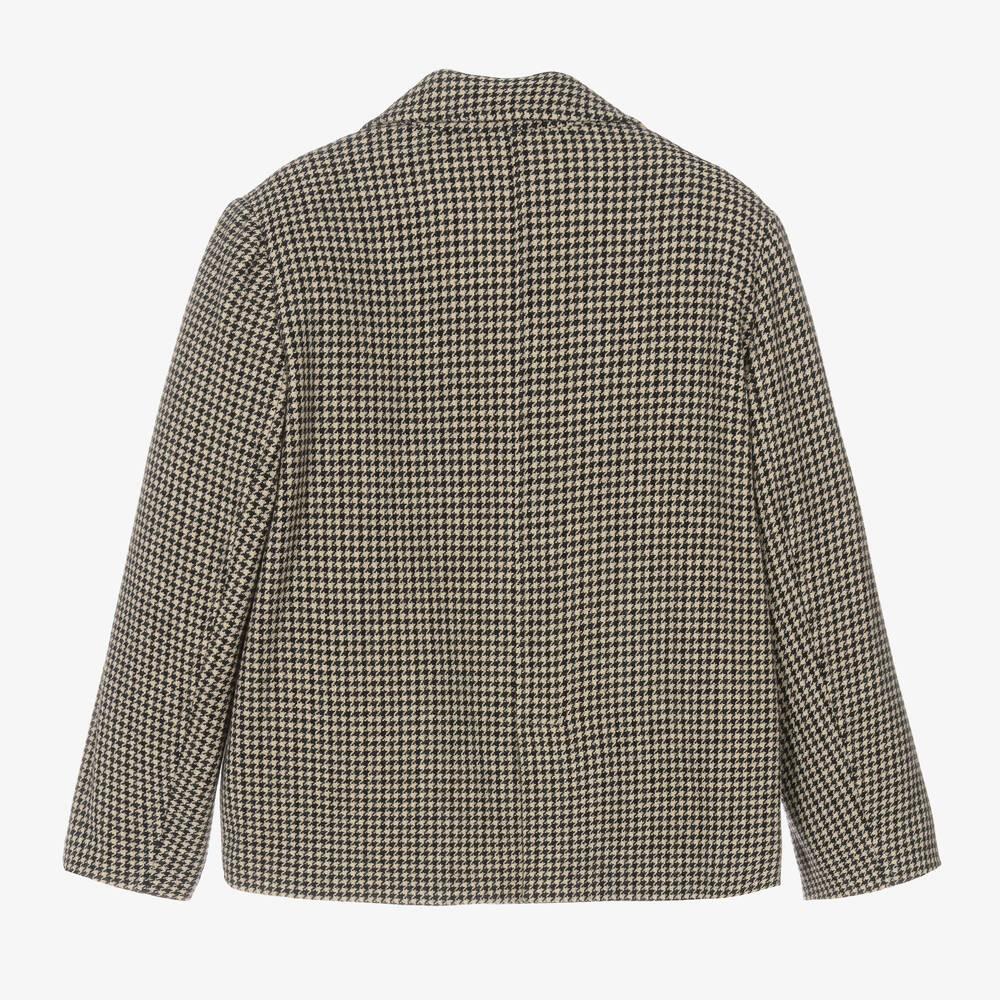 بونبوان-جاكيت بلايزر مزيج قطن وصوف لون بيج تينز بناتي | Childrensalon Outlet