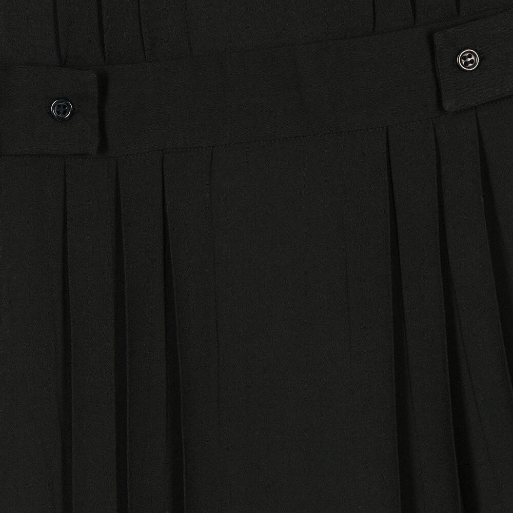 Bonpoint-Teen Girls Black Cherry Collar Dress | Childrensalon Outlet