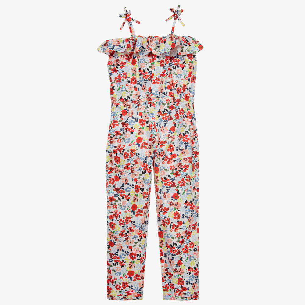 Bonpoint-Teen Girls Floral Jumpsuit | Childrensalon Outlet