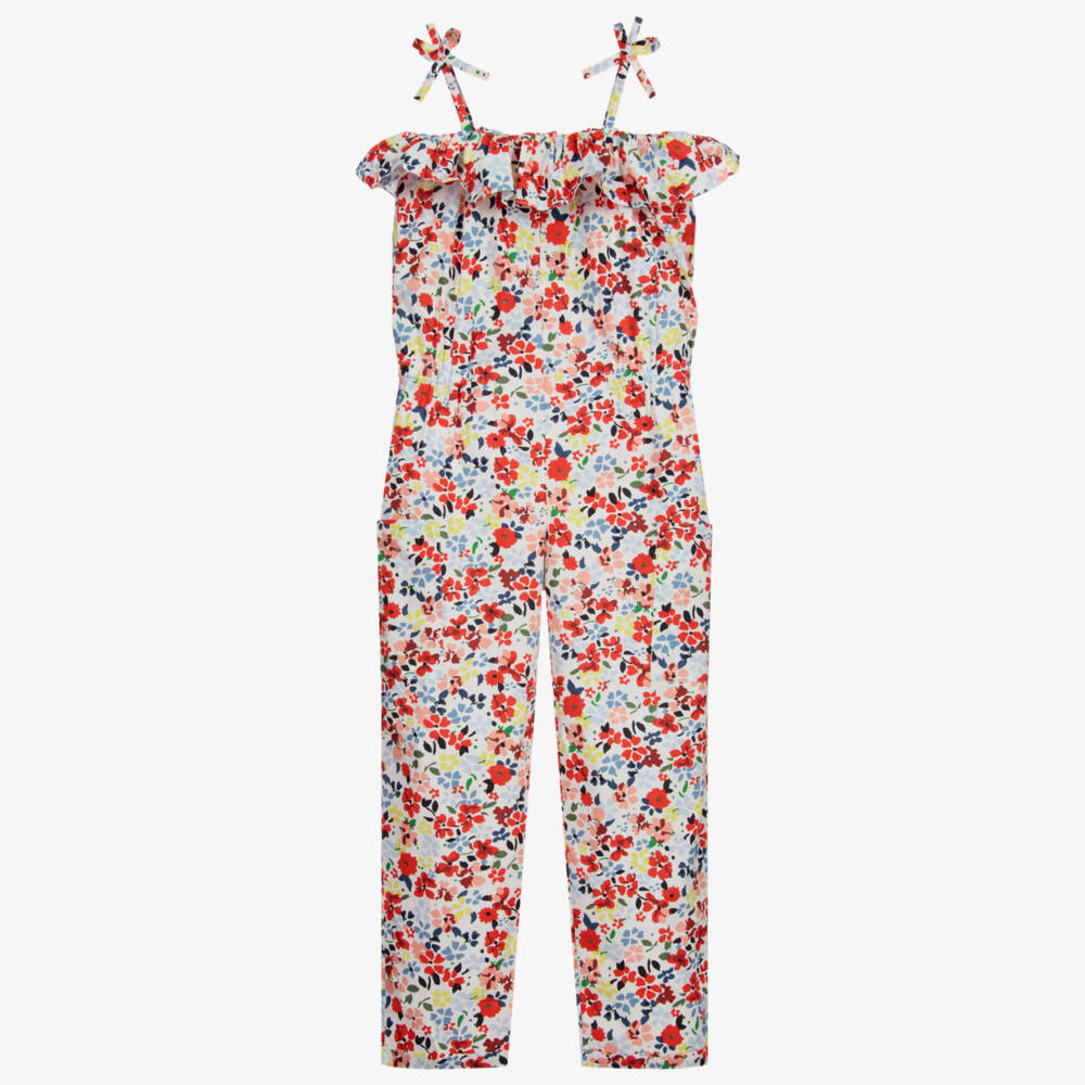 Bonpoint-Teen Girls Floral Jumpsuit | Childrensalon Outlet