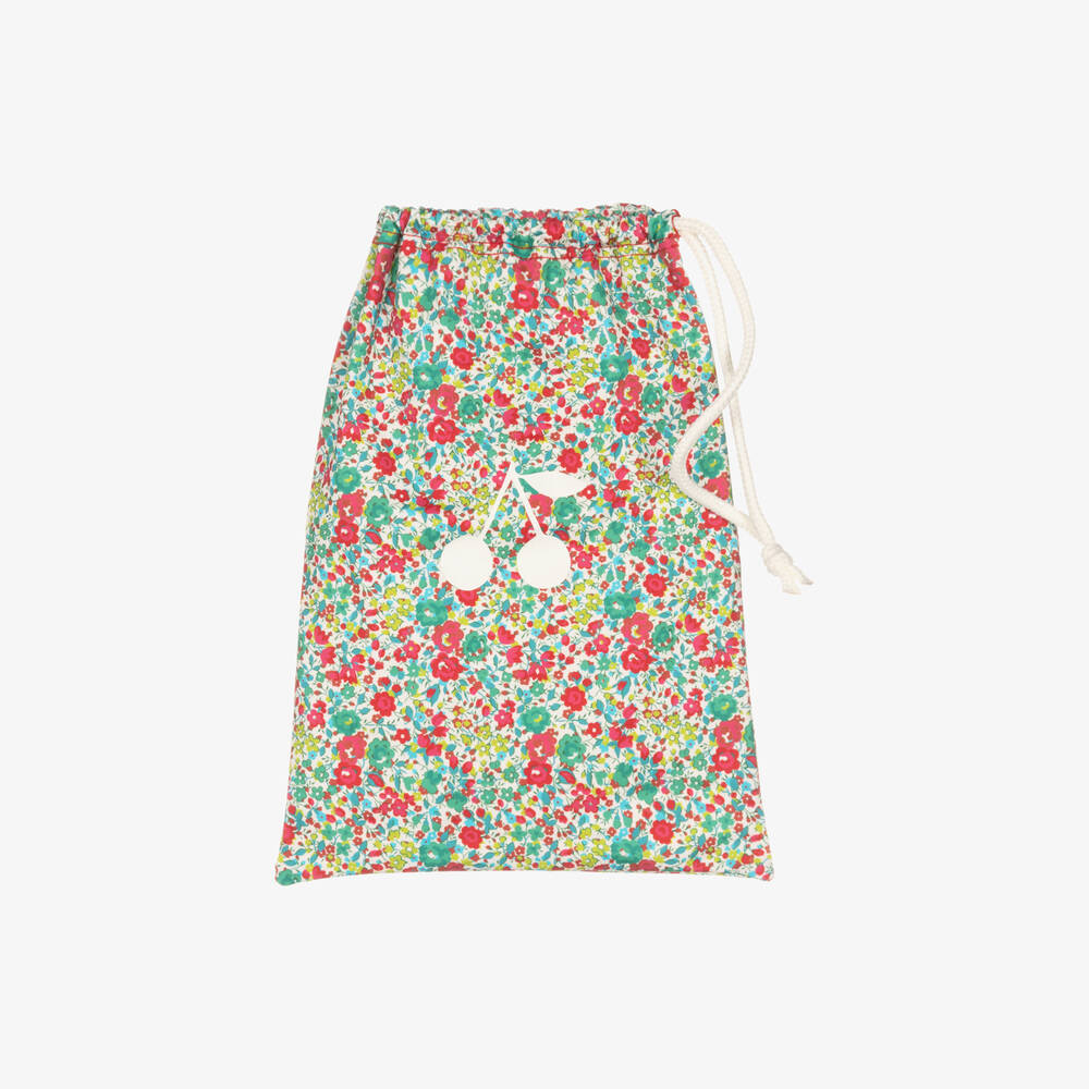 Bonpoint-Красно-зеленый купальник в цветочек | Childrensalon Outlet