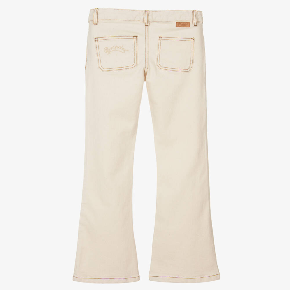Ivory denim jeans 2025