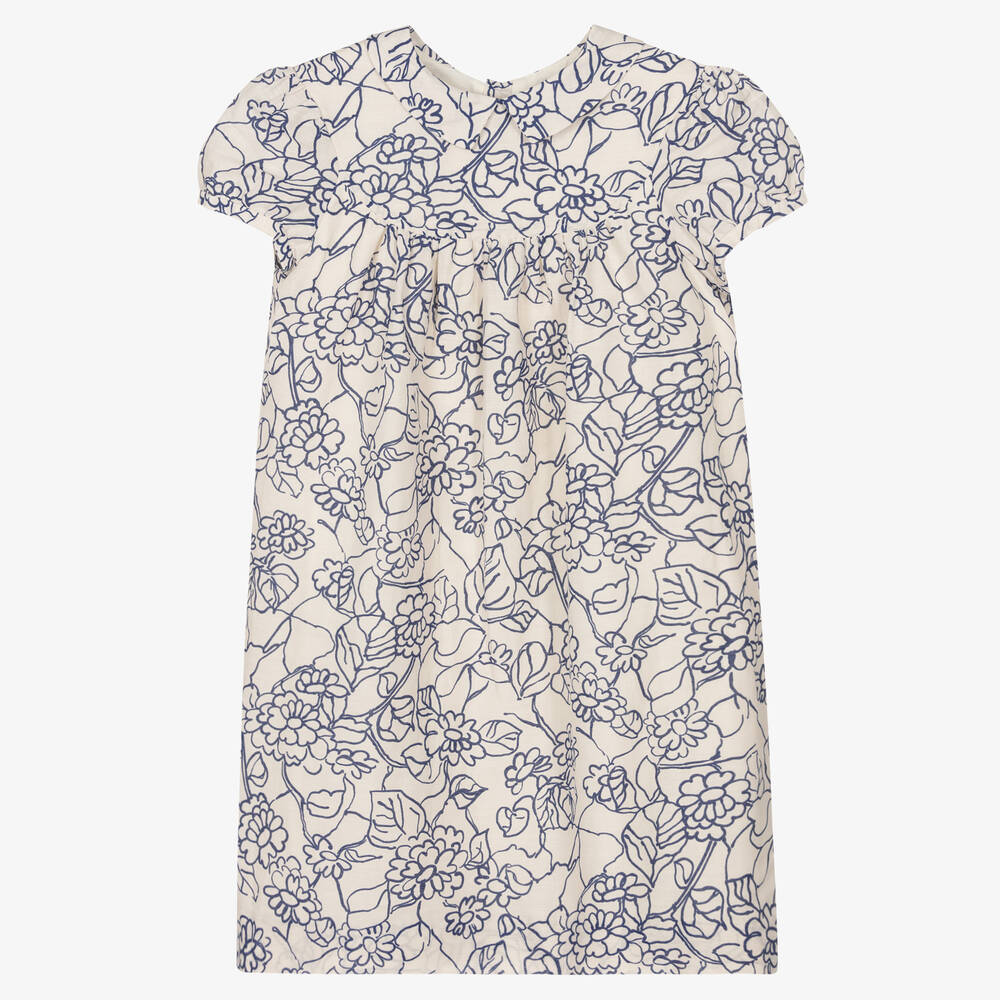 Bonpoint - Teen Girls Ivory Floral Dress | Childrensalon