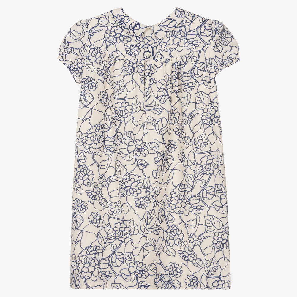 Bonpoint-Teen Girls Ivory Floral Dress | Childrensalon Outlet