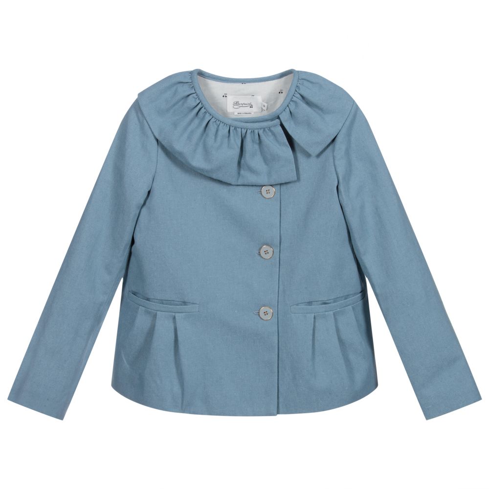 Bonpoint-Teen Girls Linen Jacket | Childrensalon Outlet
