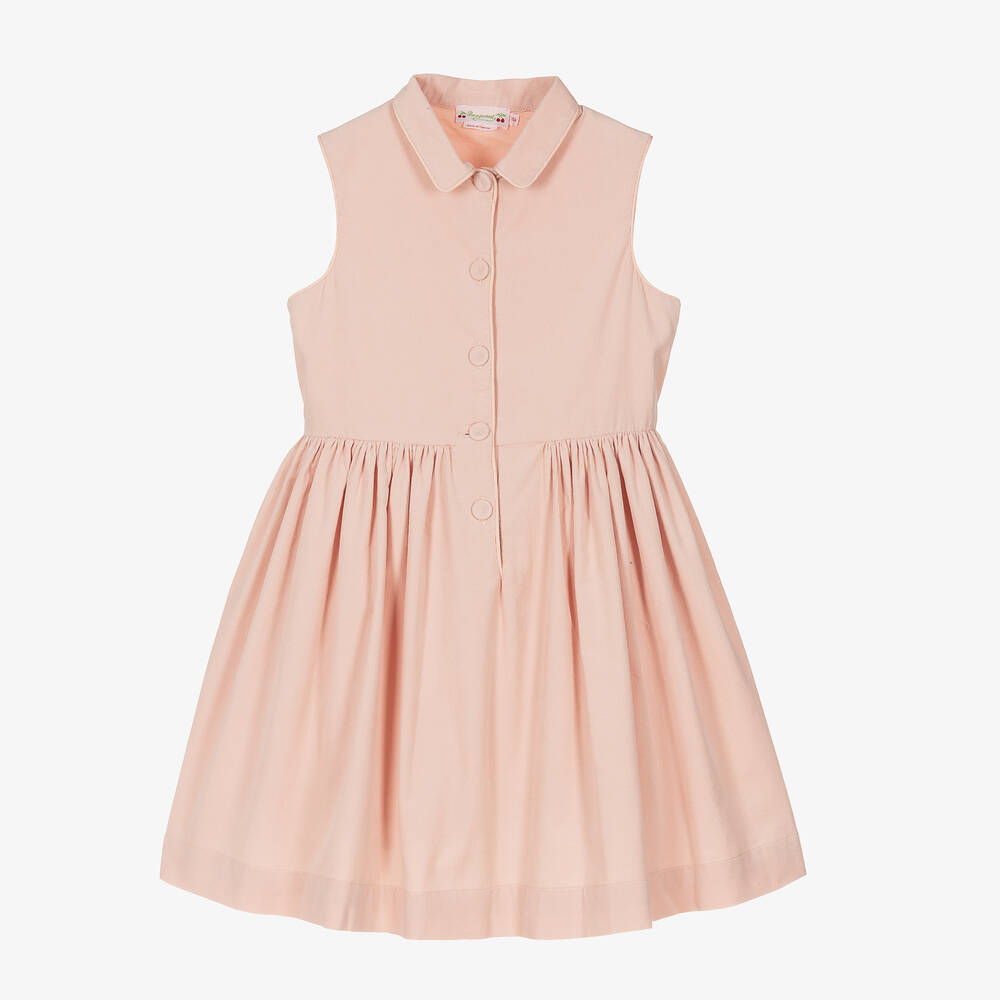 Bonpoint - Rosa Teen Kleid aus Baumwollcord | Childrensalon