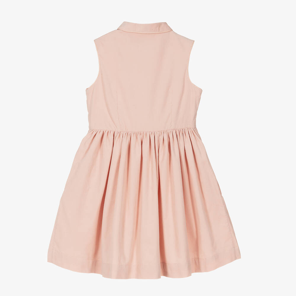 Bonpoint-Розовое платье из хлопкового вельвета | Childrensalon Outlet