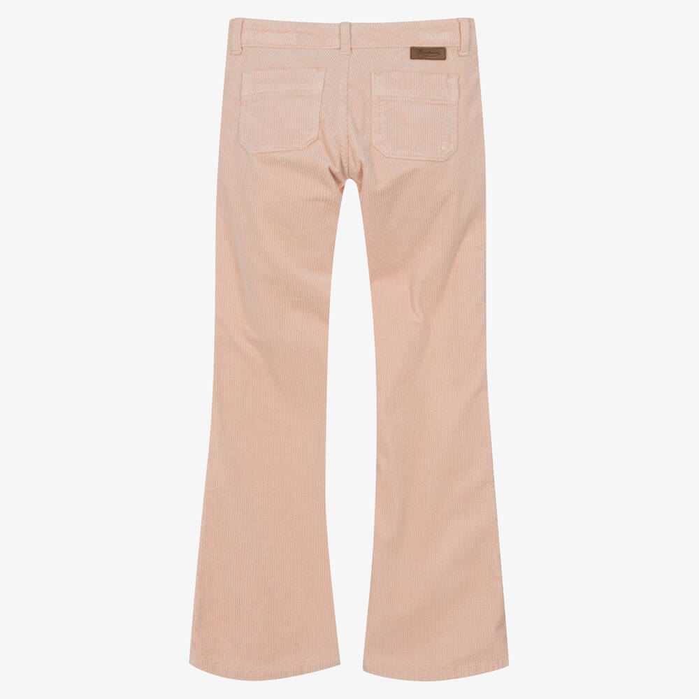 Bonpoint-Teen Girls Pink Cotton Corduroy Trousers | Childrensalon Outlet