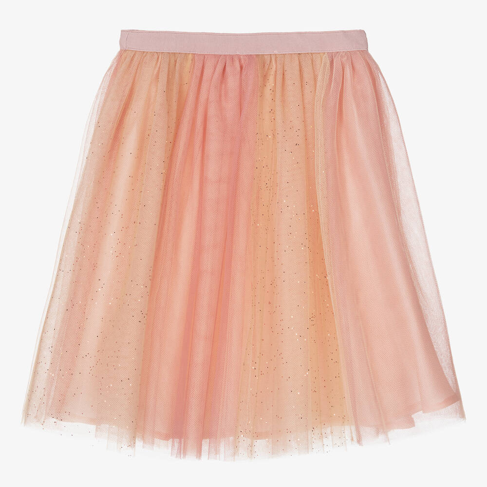 Pink glitter tulle skirt store