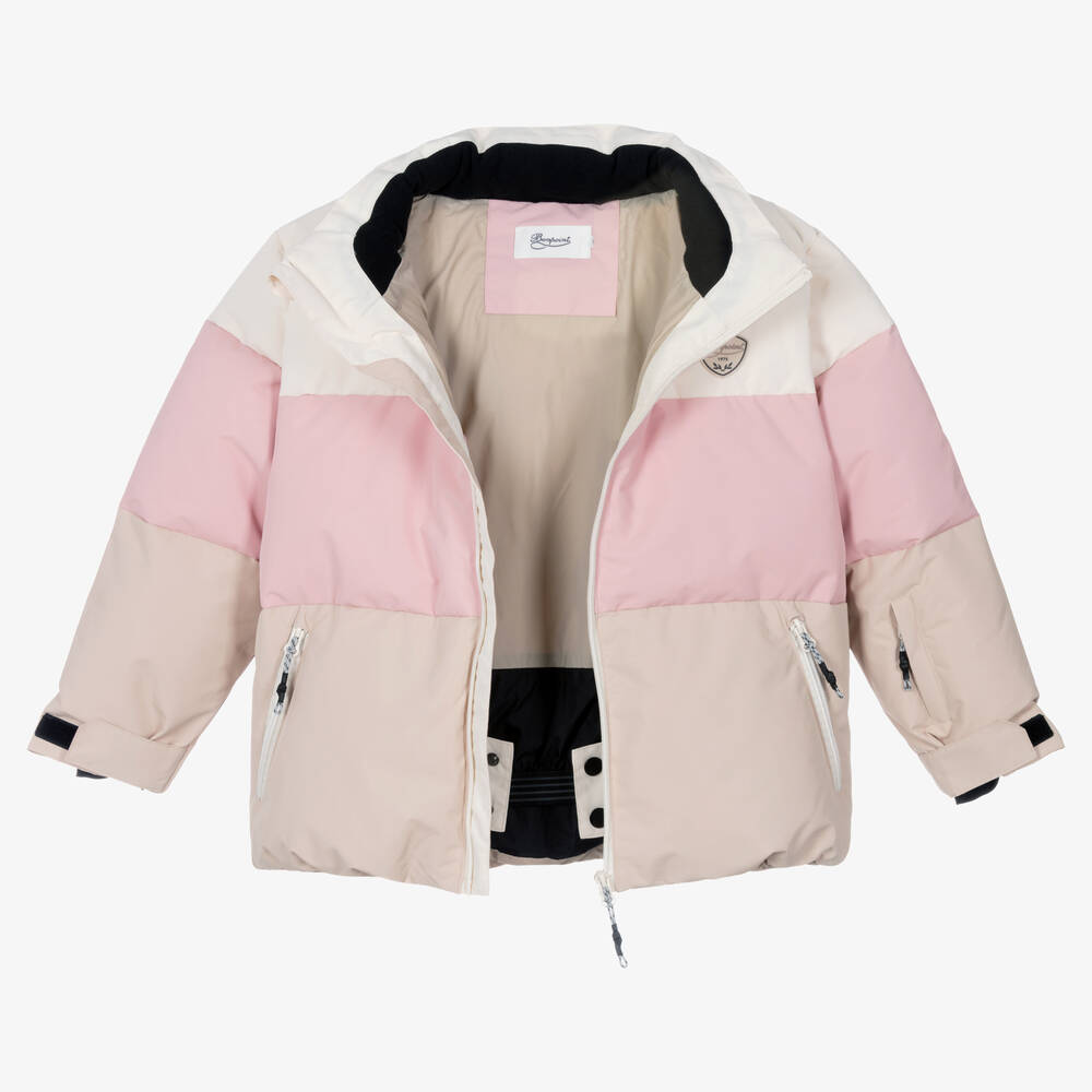 Bonpoint-Teen Girls Pink Technical Ski Jacket | Childrensalon Outlet