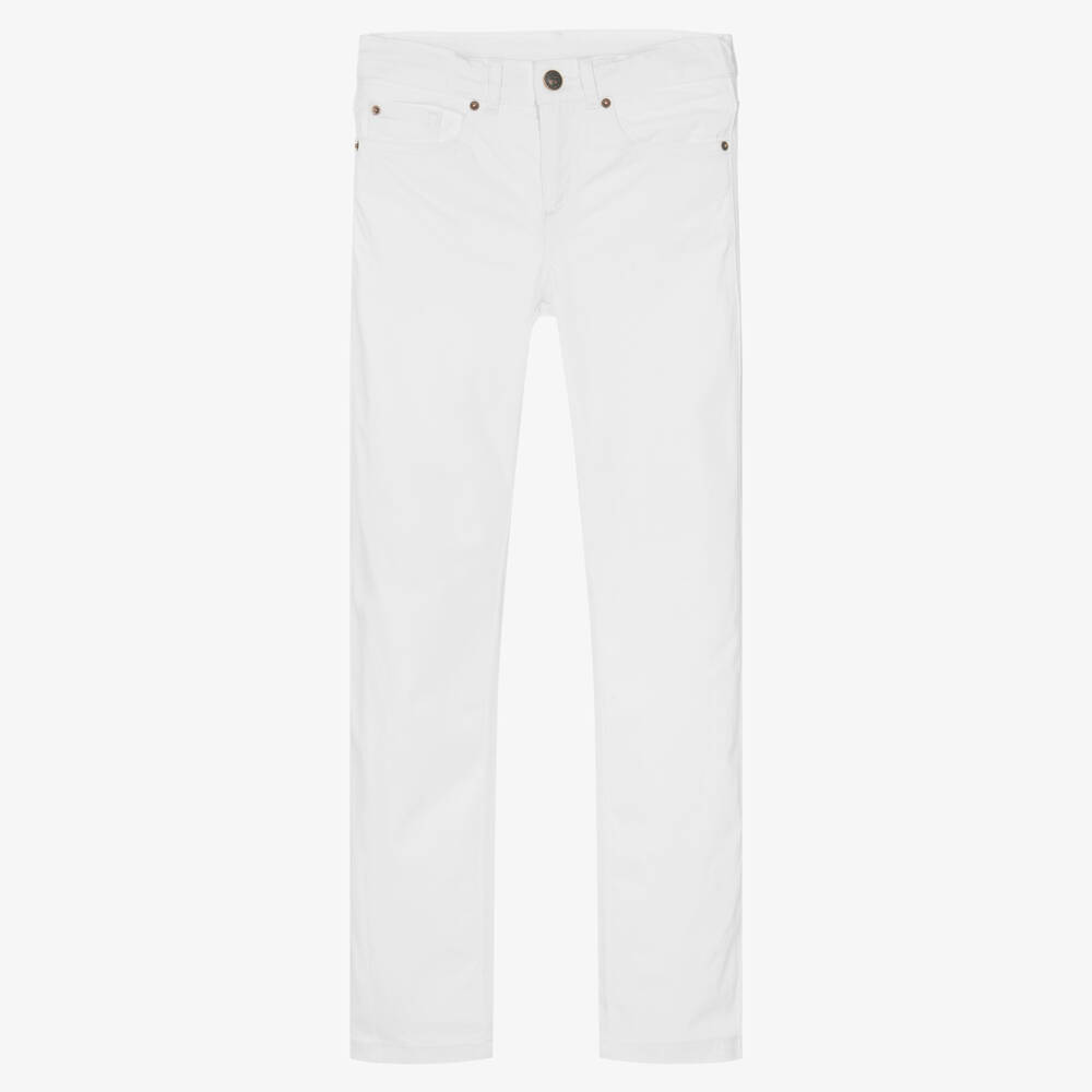 Bonpoint - Weiße Teen Denim-Jeans (M) | Childrensalon